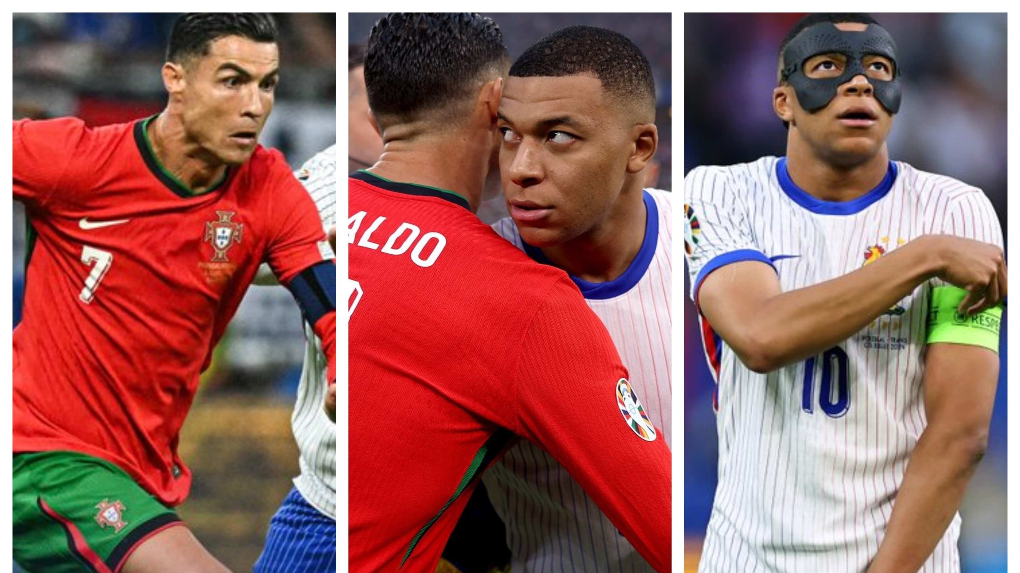 El delantero francés no pudo terminar el partido frente al Portugal de Ronaldo.