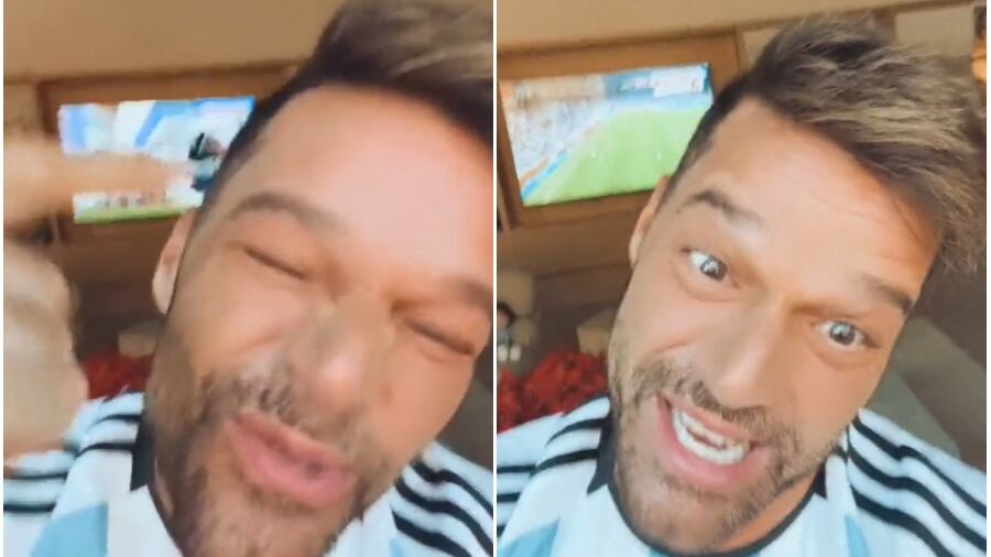 Ricky Martin festejó con todo