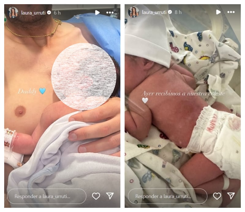 La esposa del tenista compartió en las últimas horas, al igual que Jarry, algunas fotografías de Celeste, su hija recién nacida.
