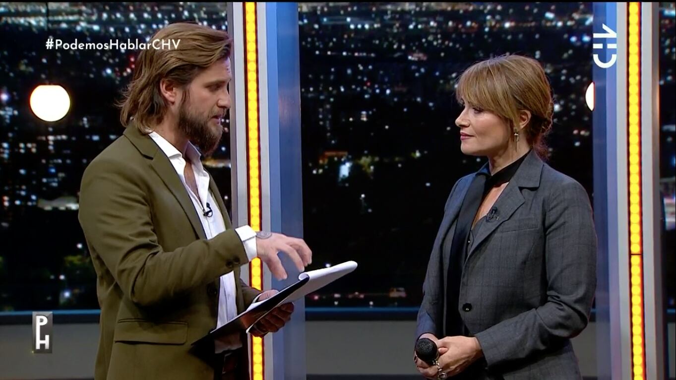 Jean Philippe Cretton y Amaya Forch | Captura: CHV