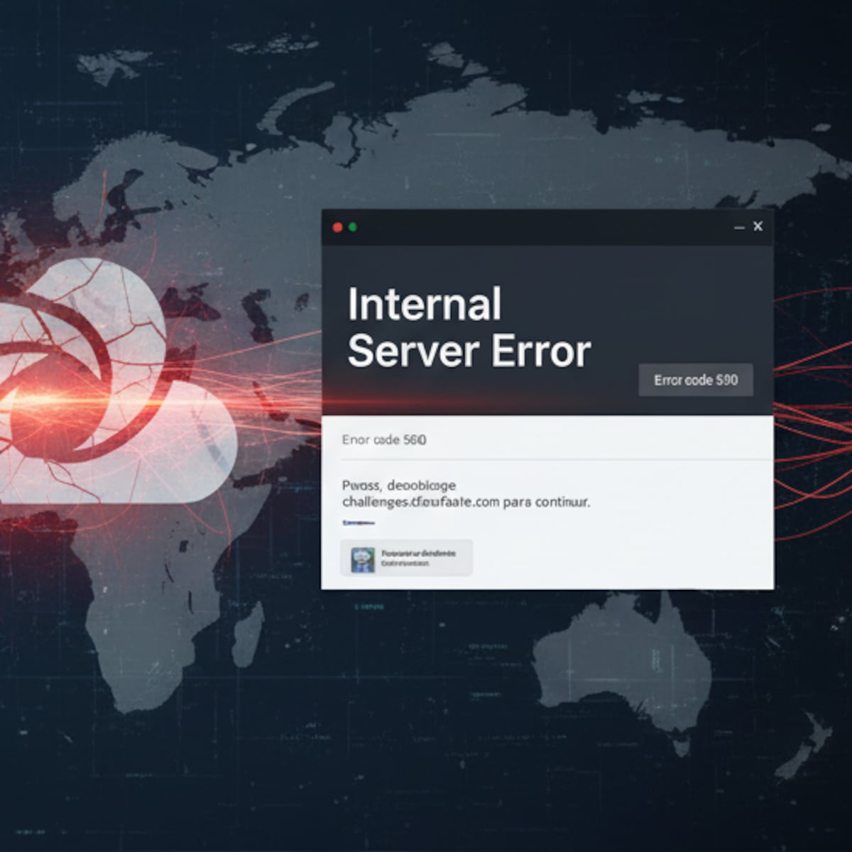 Error de Cloudflare afecta a X, Canva y ChatGPT Error de Cloudflare afecta a X, Canva y ChatGPT