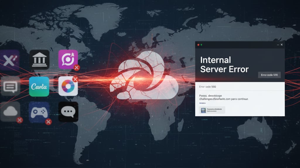 Usuarios quedan atrapados en bucles de verificación de seguridad debido a problemas críticos en la red de Cloudflare.