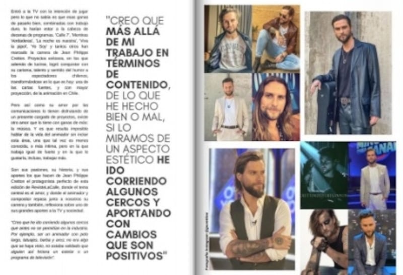 El animador de CHV fue entrevistado por la reviste La Calle.