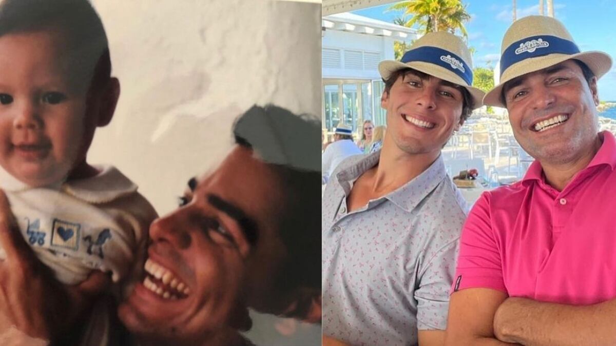 Chayanne tiene una estrecha relación con su hijo mayor, Lorenzo Valentino