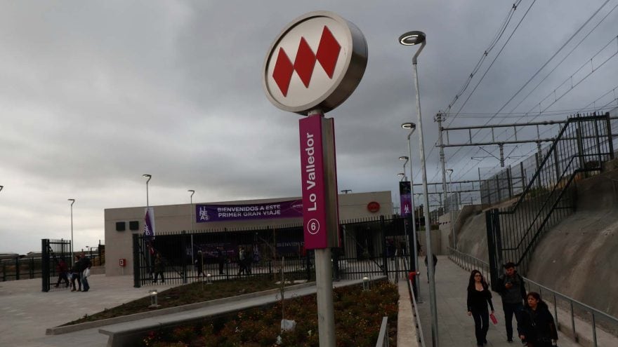 Estación Lo Valledor Metro de Santiago