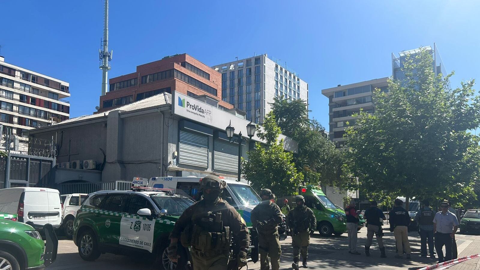 Mujer retenida en AFP Provida