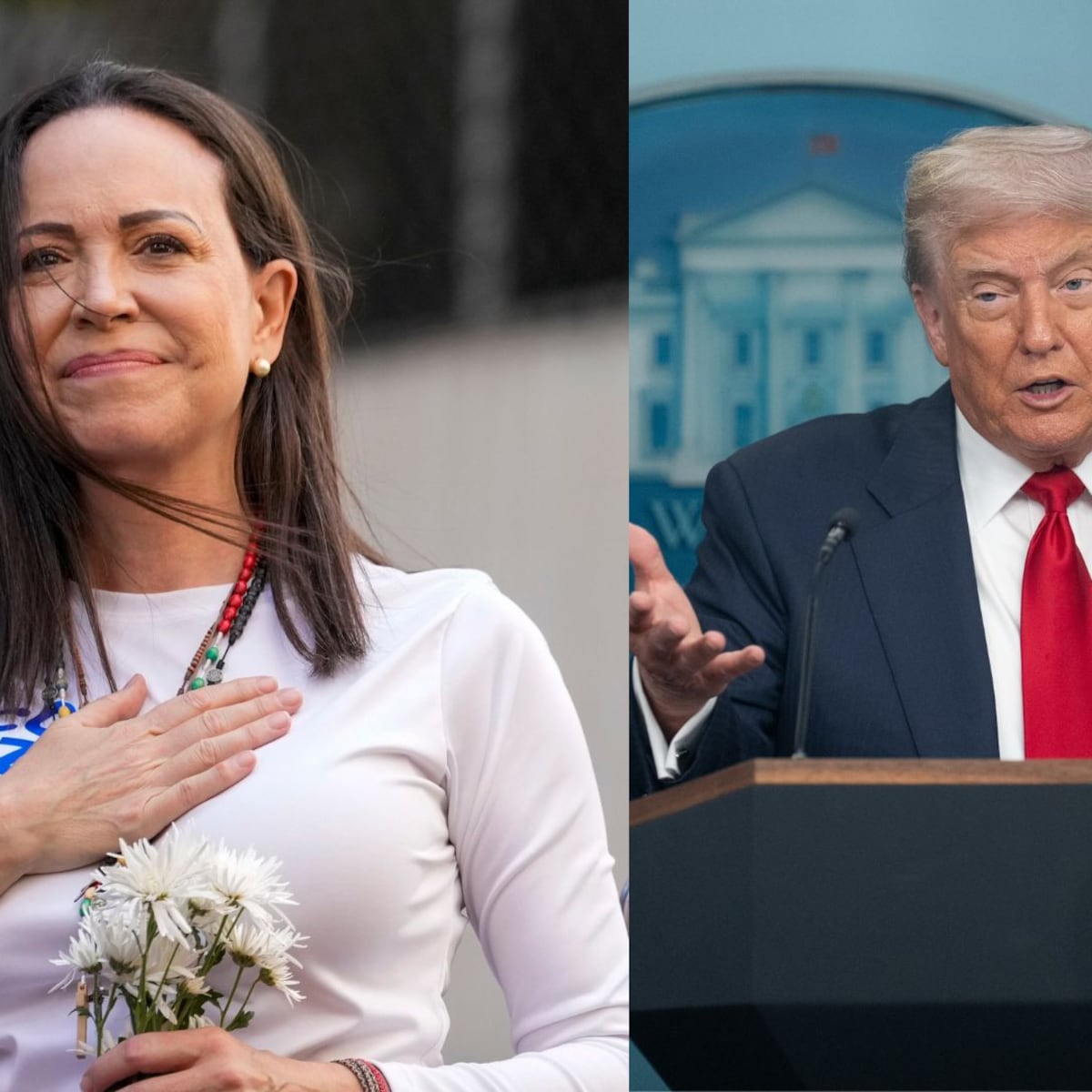María Corina Machado pierde apoyo de Trump por aceptar Nobel de la Paz María Corina Machado pierde apoyo de Trump por aceptar Nobel de la Paz