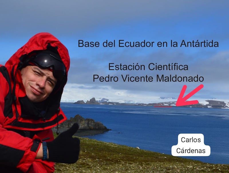 Carlos Cárdenas expedición a la Antártida - Foto compartida