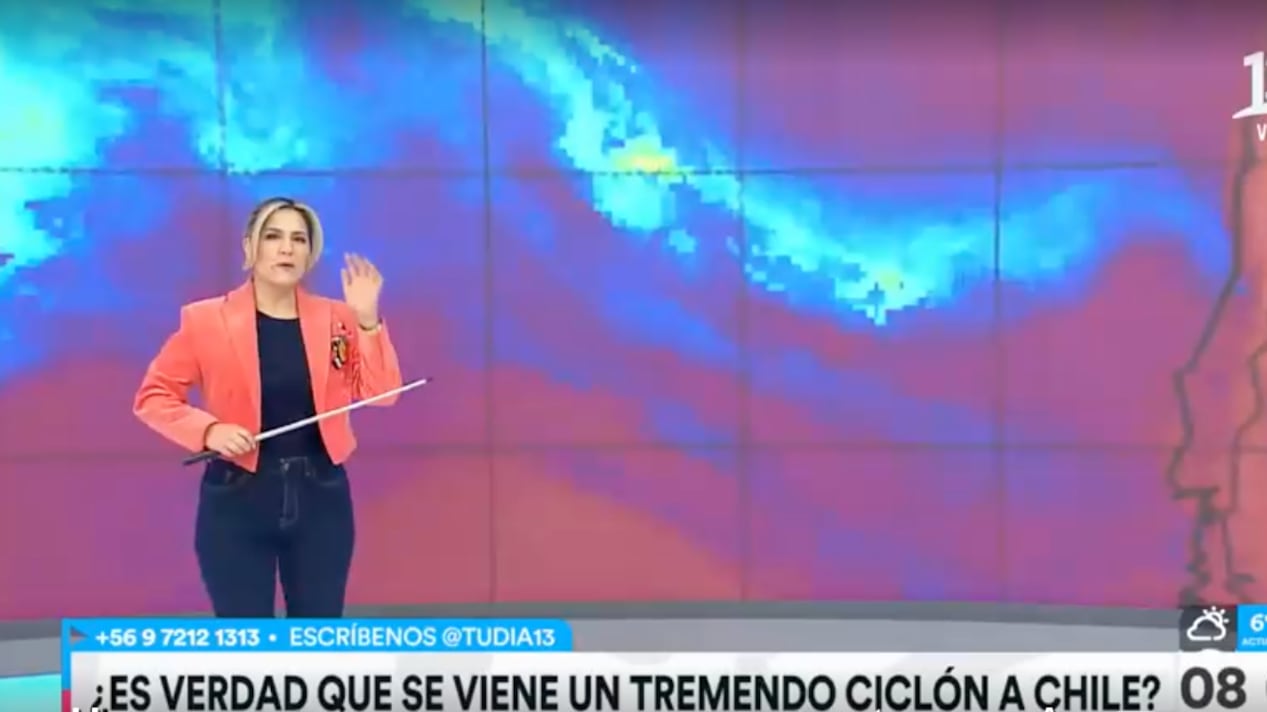 Michelle Adam anticipa llegada de ciclón