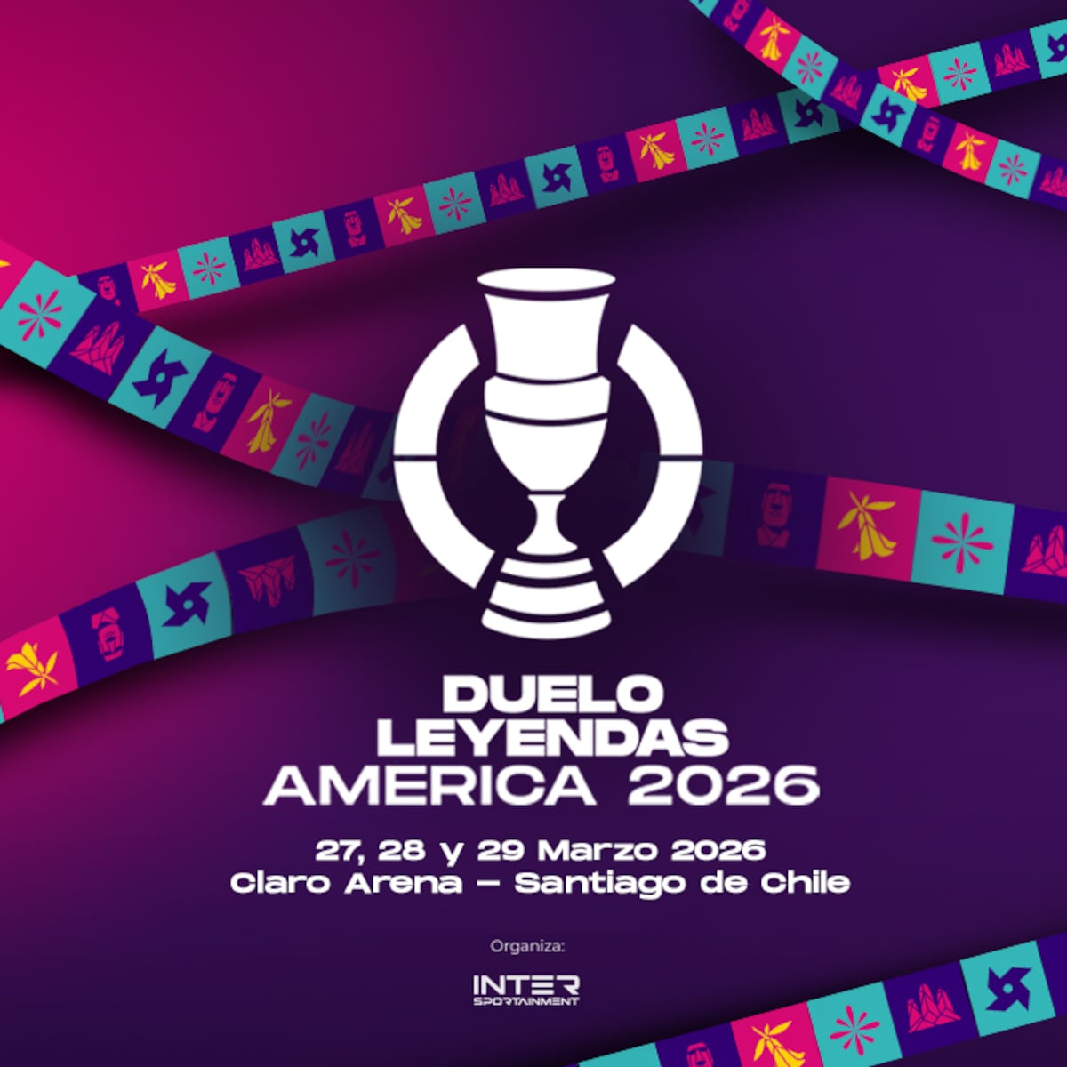 Primera Copa Duelo Leyendas de América en Claro Arena Primera Copa Duelo Leyendas de América en Claro Arena