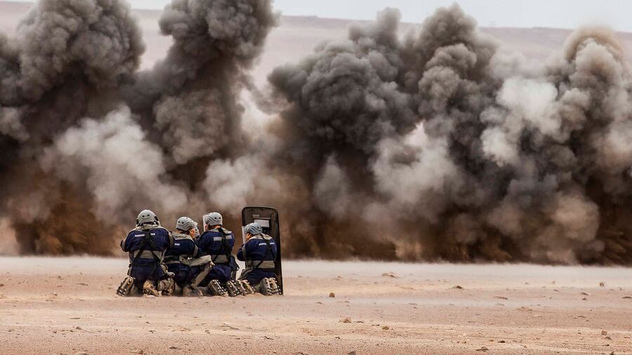 imagen referencial, explosión de minas en el norte