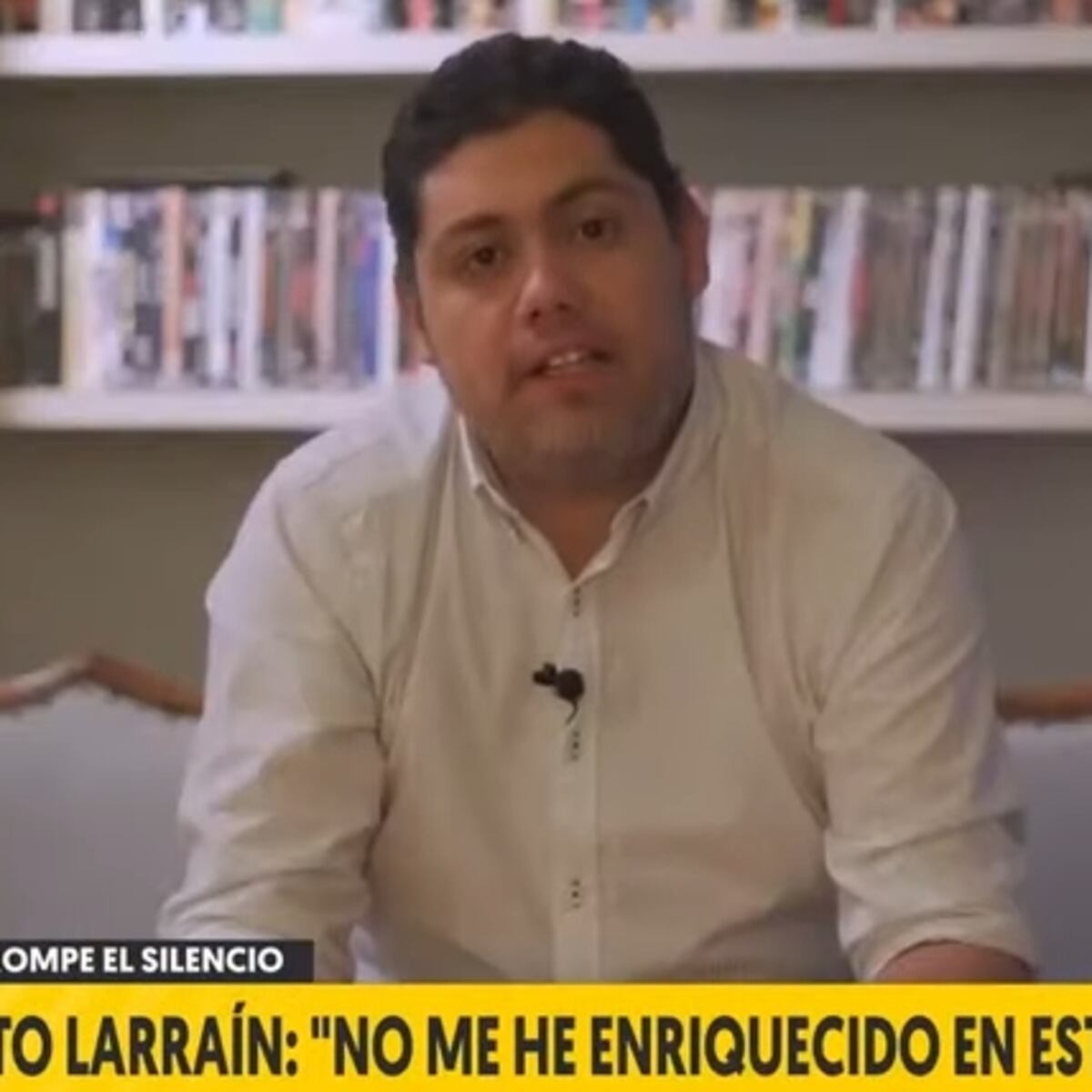 Alberto Larraín niega financiamiento a campaña de Gabriel Boric Alberto Larraín niega financiamiento a campaña de Gabriel Boric