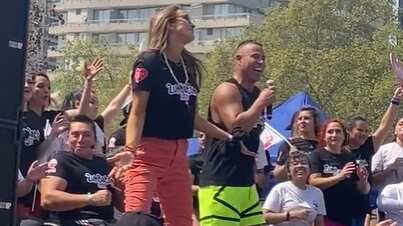 La despedida que le hizo Rodrigo Díaz a Angélica Castro en la Zumbatón generó los más variados comentarios en redes sociales.