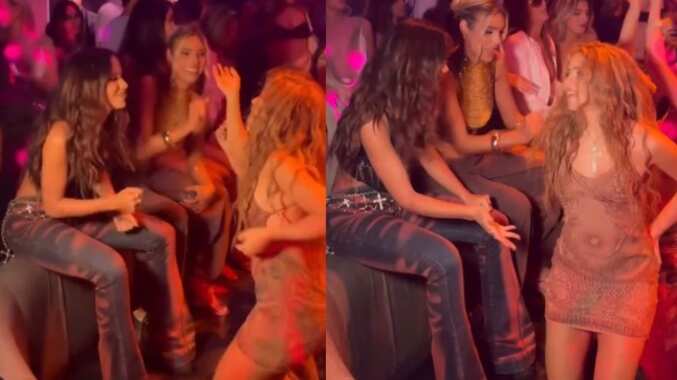 El “perreo” de Shakira y Anitta durante fiesta de lanzamiento en Miami.