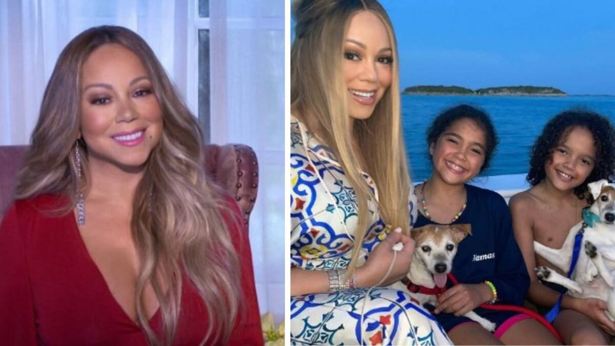 Mariah Carey vive al máximo y feliz criando a sus mellizos Moroccan y Monroe
