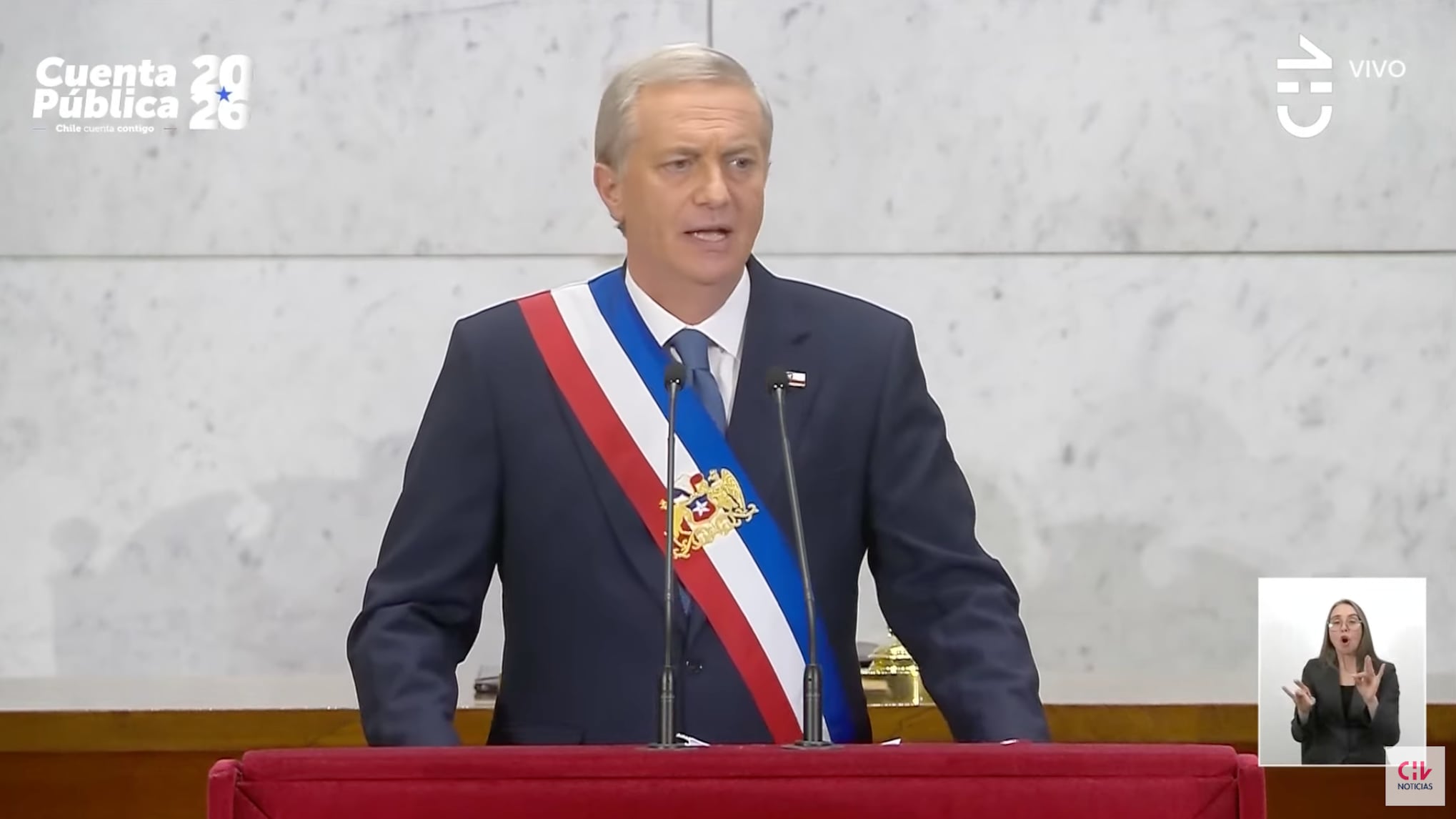 El Presidente Kast dio su primera cuenta pública este 1 de junio