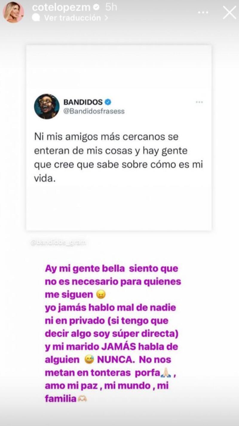 "Cote" López salió al paso de los rumores.