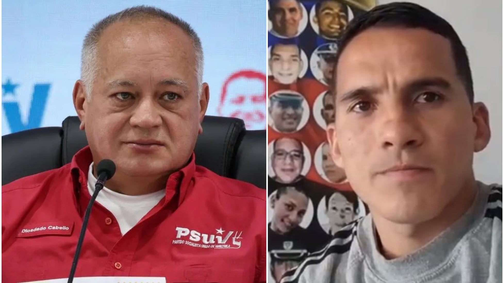 Diosdado Cabello y Ronald Ojeda