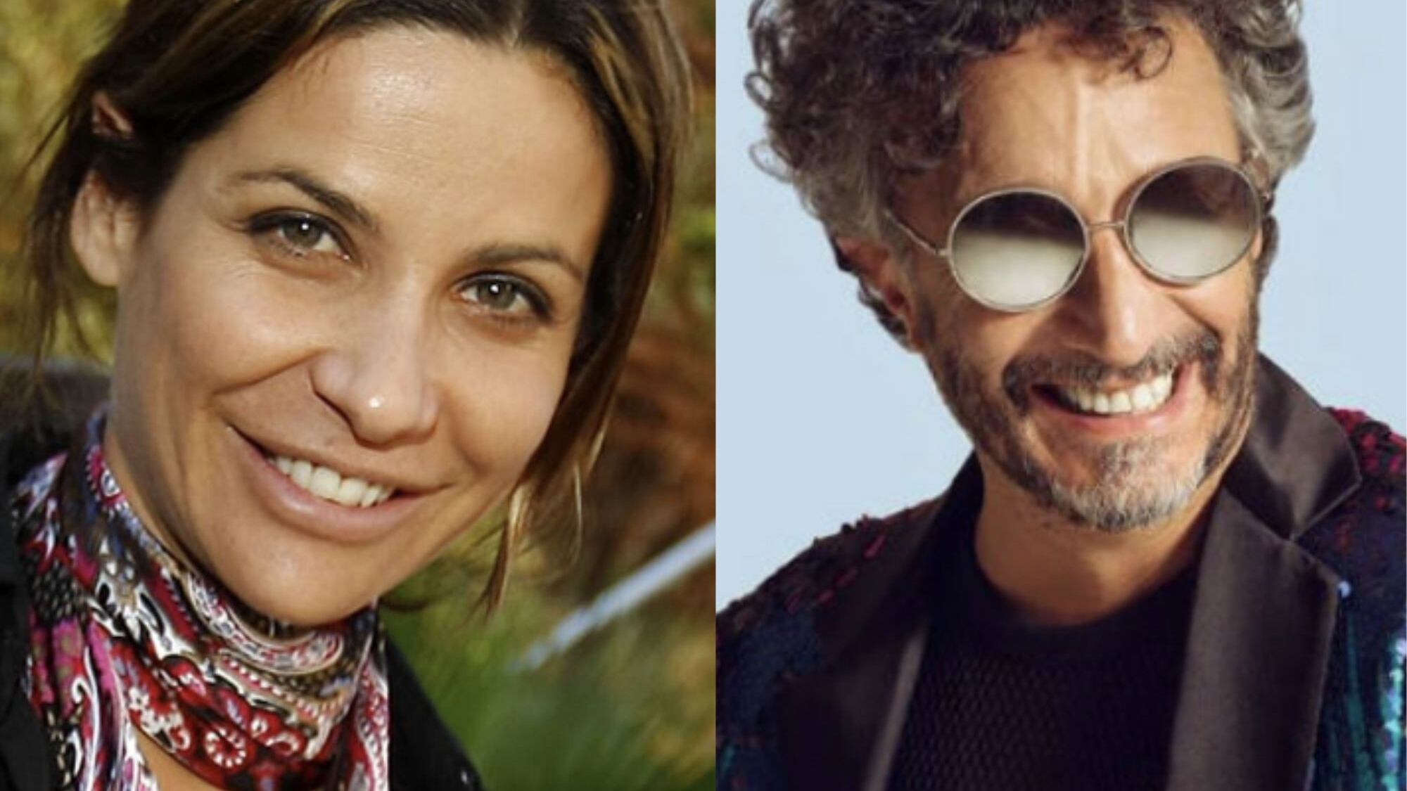 Savka Pollak y Fito Páez