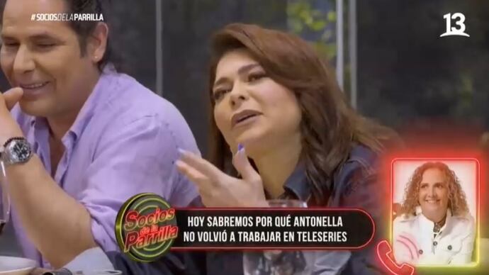 La actriz reveló los motivos de su alejamiento de las teleseries en el programa "Socios de la parrilla".
