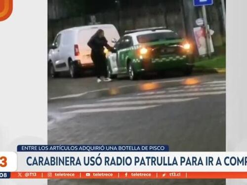 Carabinera fue dada de baja tras ser captada usando radiopatrulla para comprar pisco en Máfil
