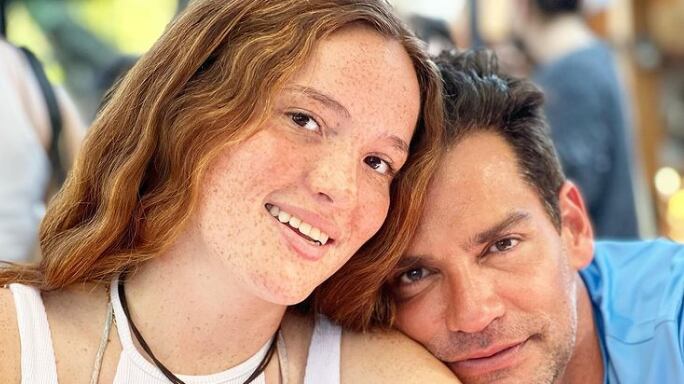 Cristián de la Fuente y su hija Laura de la Fuente Castro