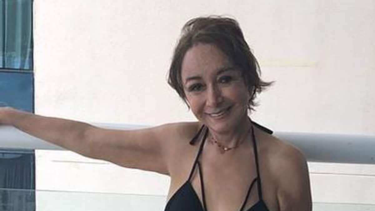 La Chilindrina en bikini.