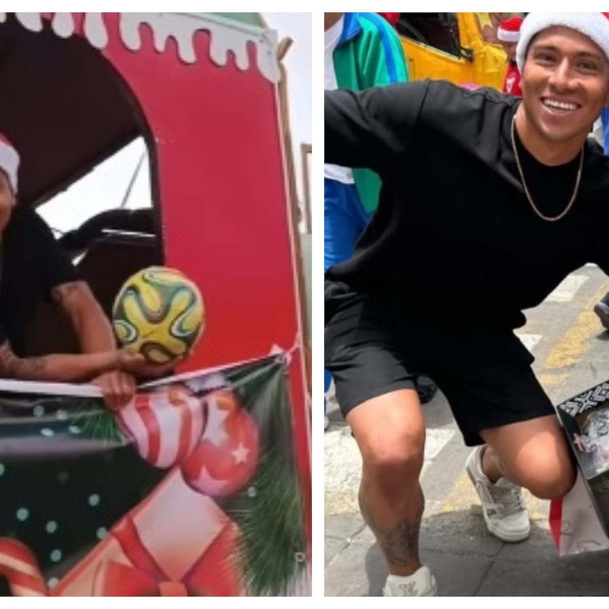 Brayan Cortés celebra la Navidad en Iquique con regalos Brayan Cortés celebra la Navidad en Iquique con regalos