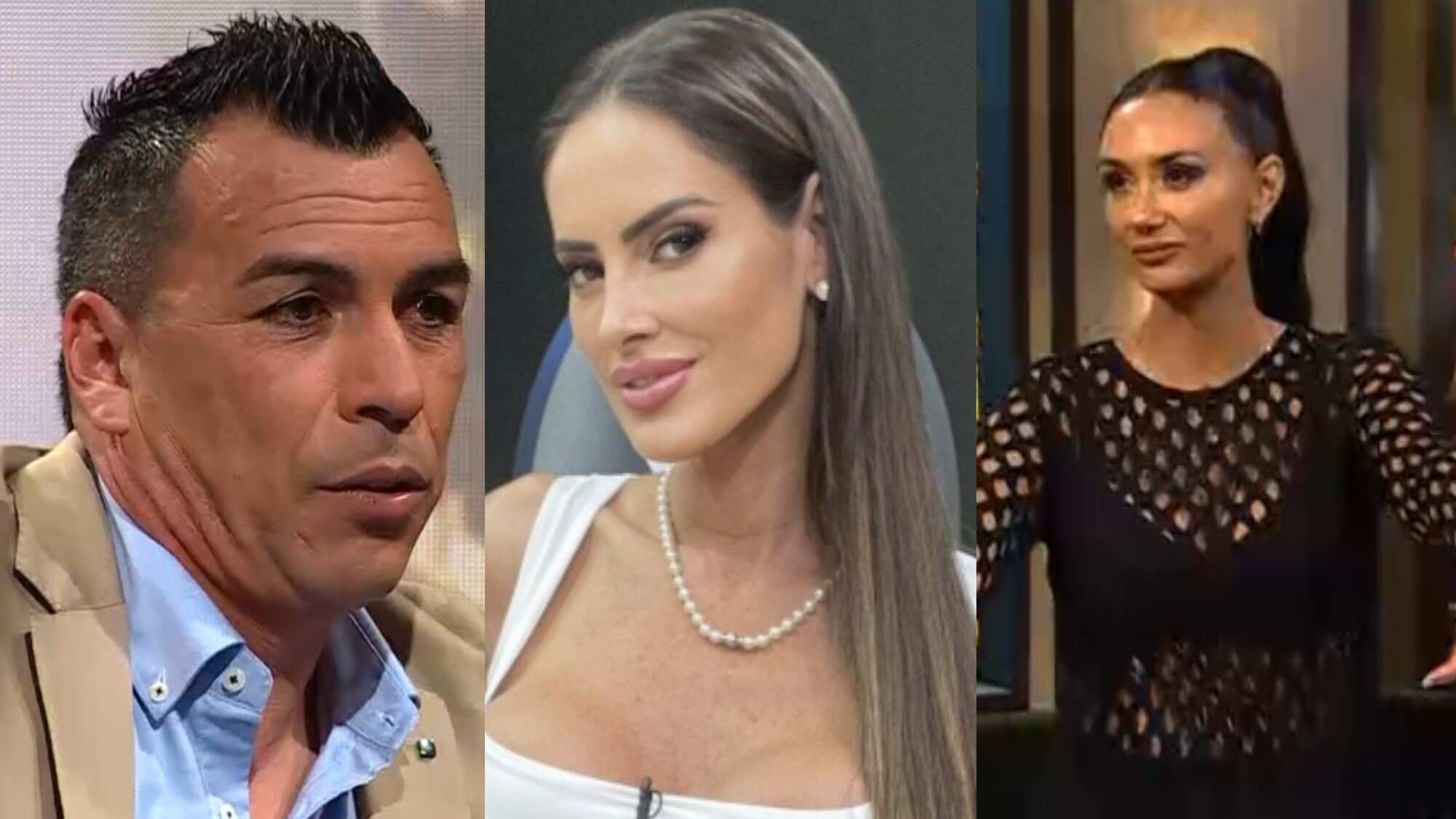 Pamela Díaz, Esteban Paredes y Adriana Barrientos