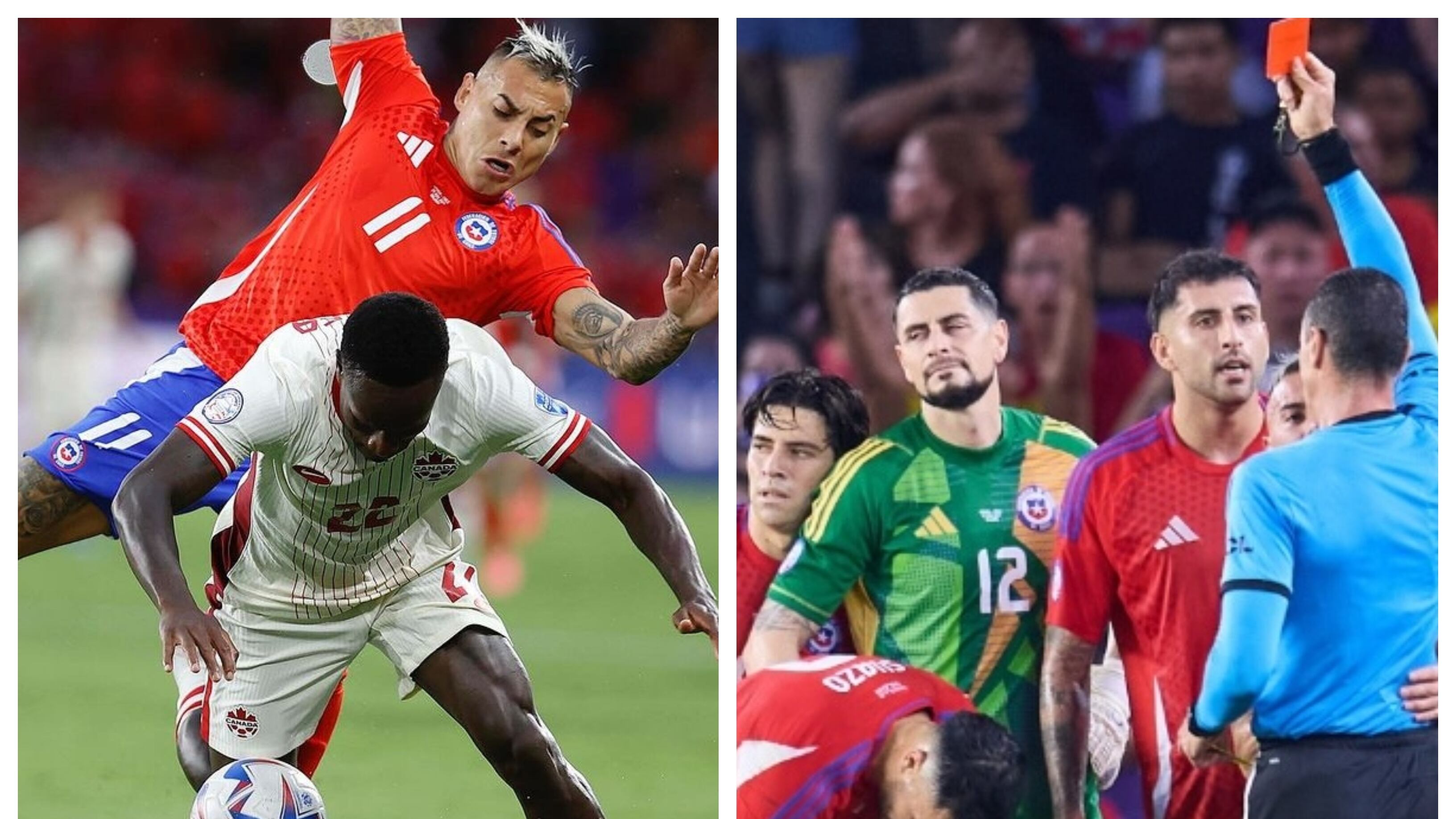La selección chilena enfrentó a Canadá en la última fecha del Grupo A de Copa América.