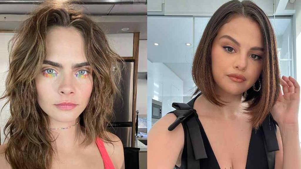 Selena Gomez y Cara Delevingne son pareja en la serie 'Only Murders in the Building' .