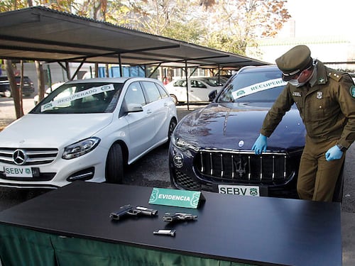 Presentan ranking de recuperación de autos robados en la RM: estas son las 10 comunas líderes