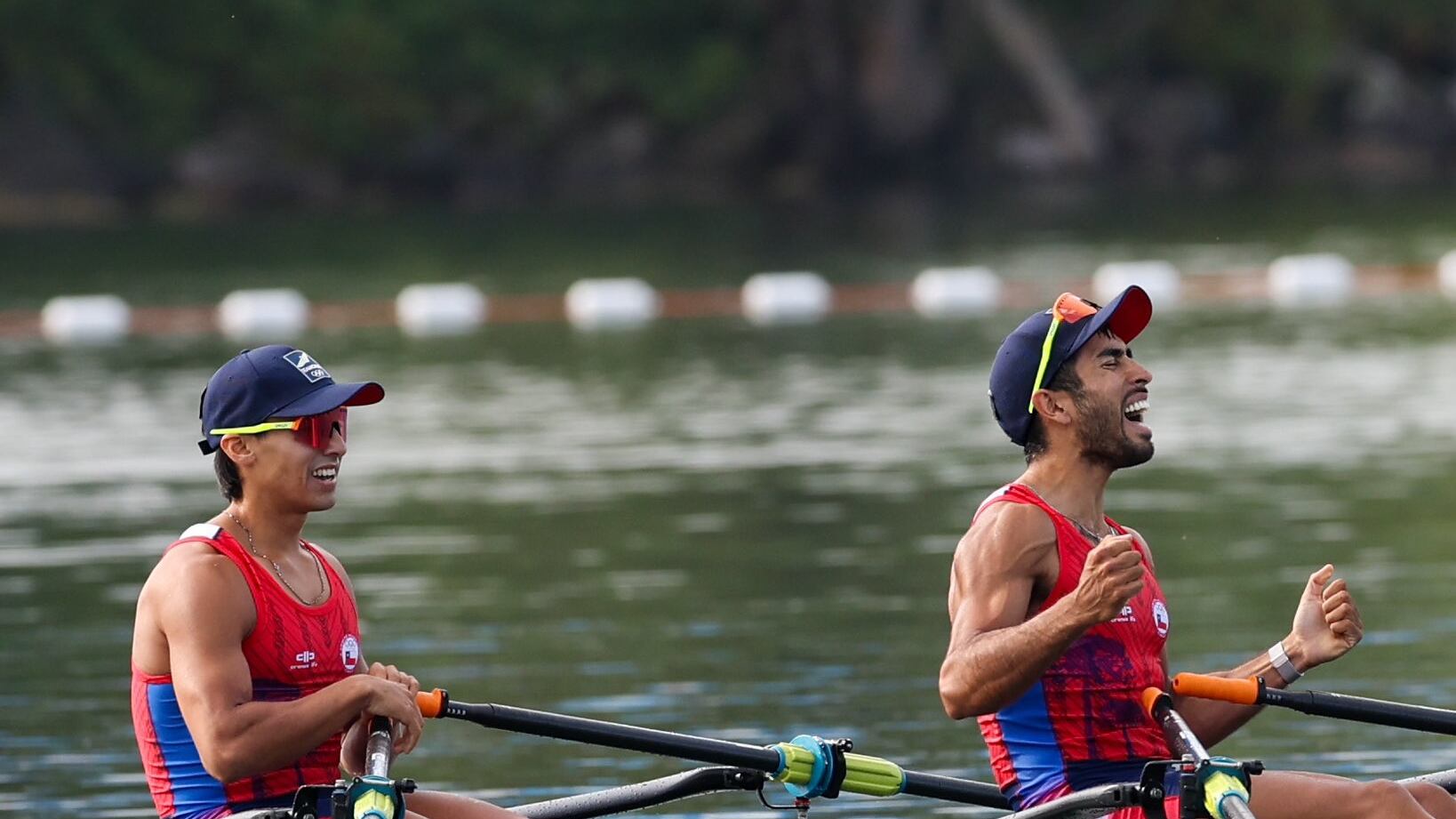 César Abaroa y Eber Sanhueza ganan la final C del remo peso ligero en los Juegos Olímpicos París 2024 | Team Chile