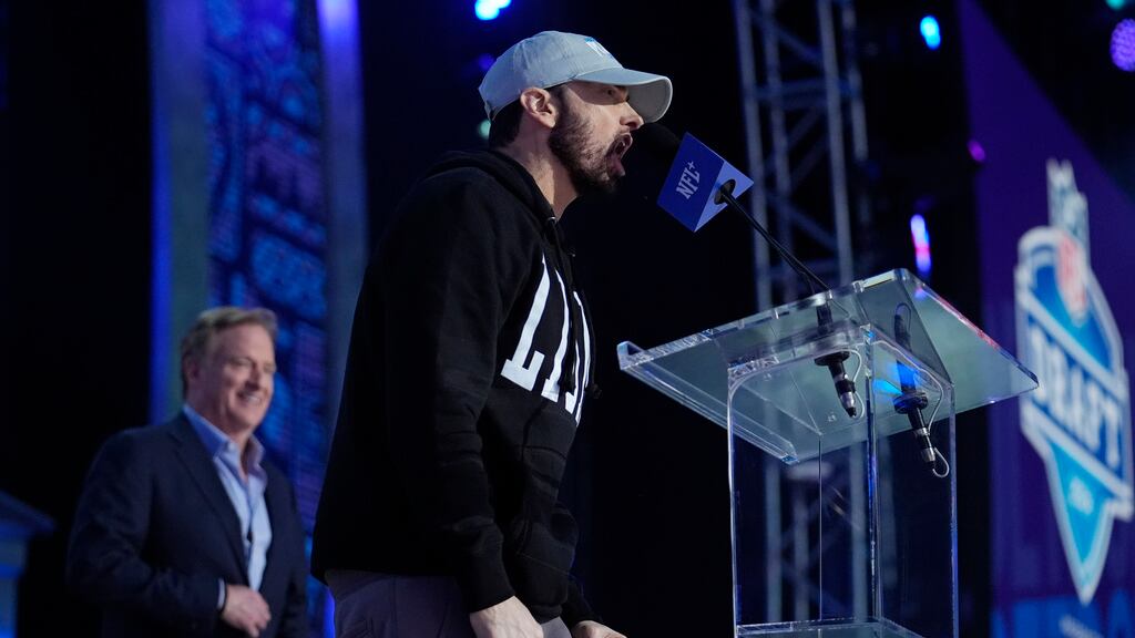 Eminem en el Draft de la NFL