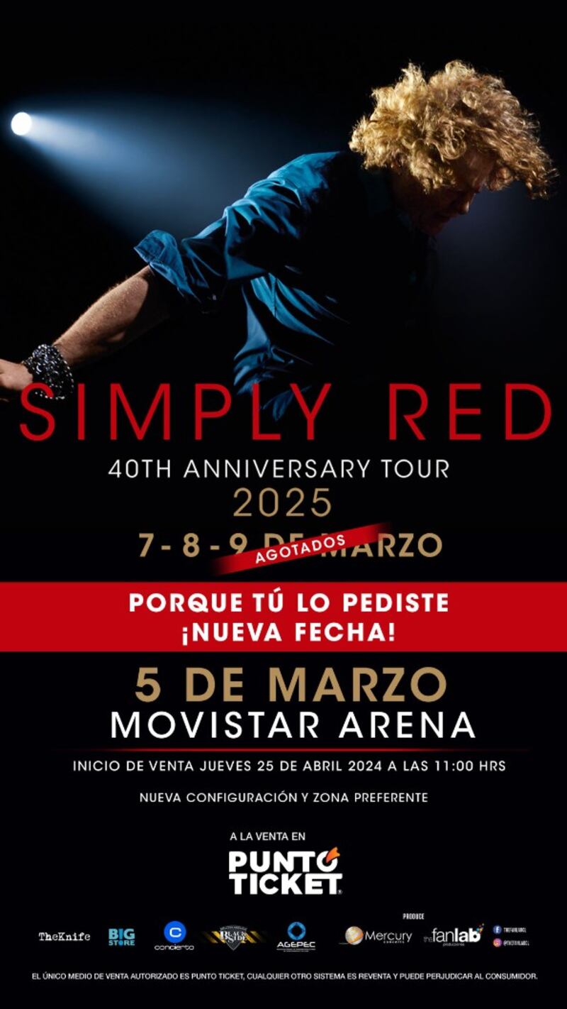 Simply Red en Chile: cuarta fecha