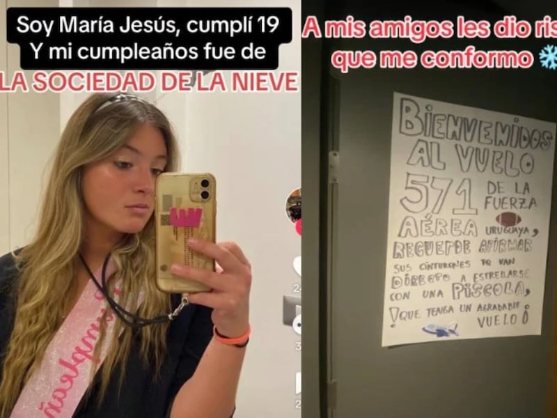 “¿Es broma?”: Avalancha de críticas recibe joven chilena por celebrar su cumpleaños con temática de “La Sociedad de la Nieve”