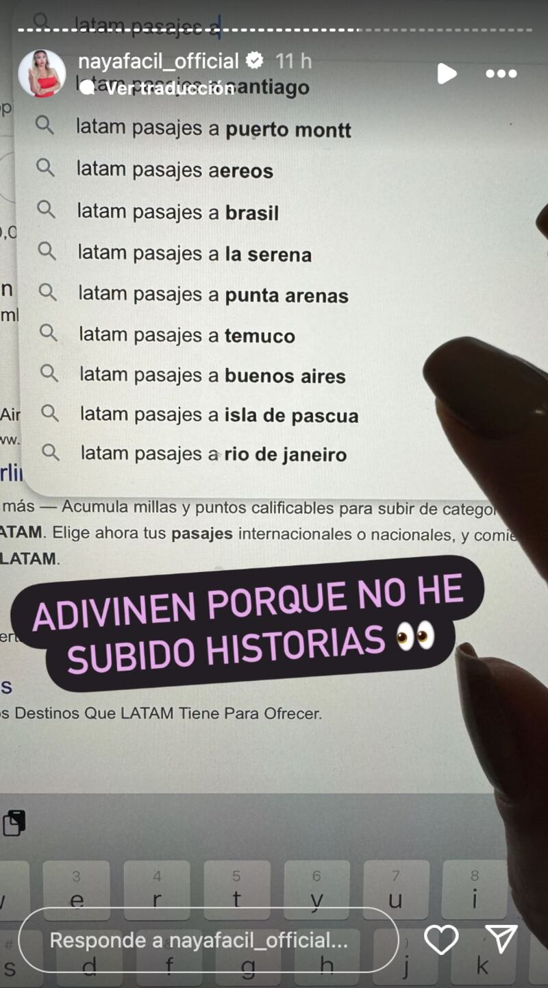 Historia de Naya Fácil | Fuente: Instagram