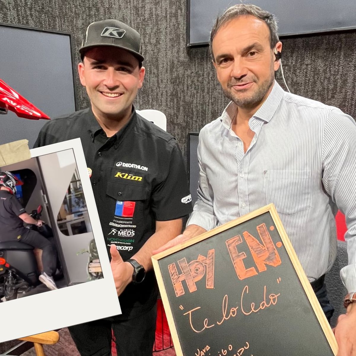 Tomás de Gavardo sorprende a Sepu llegando en moto desde Marruecos Tomás de Gavardo sorprende a Sepu llegando en moto desde Marruecos