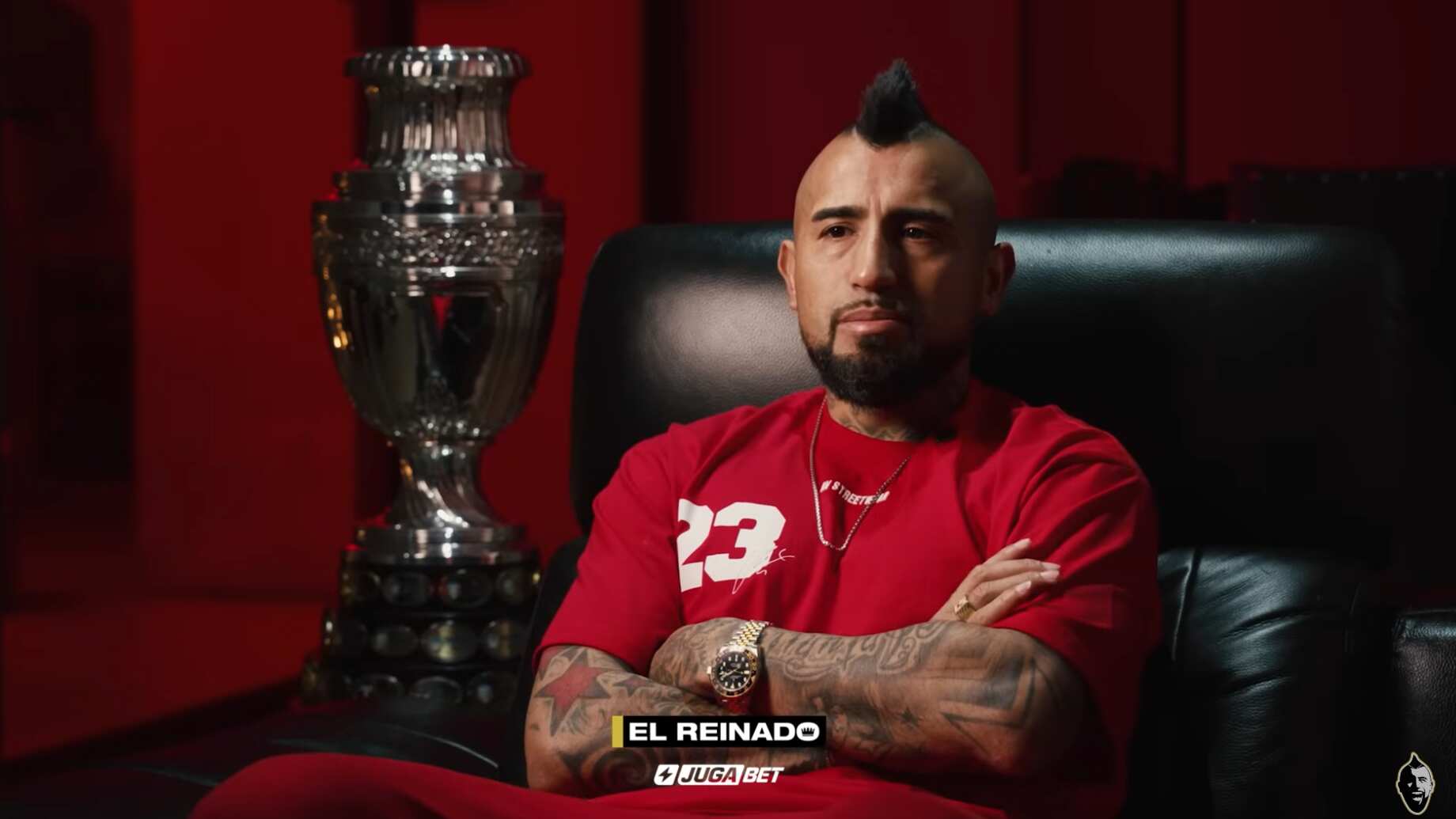 Arturo Vidal habla sobre el choque de su ferrari en la Copa América 2015