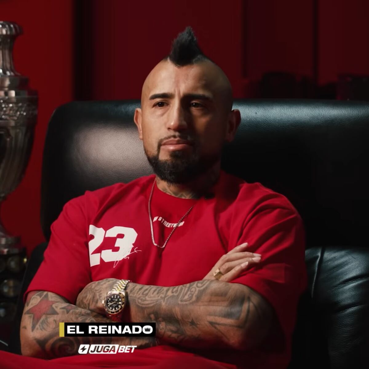 Arturo Vidal habla del choque de su Ferrari en la Copa América 2015 Arturo Vidal habla del choque de su Ferrari en la Copa América 2015