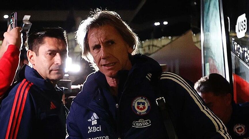 El entrenador de la selección chilena.