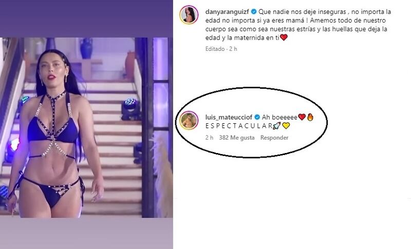 La mediática compartió una publicación en sus redes sociales que fue aplaudida incluso por el argentino Luis Mateucci.