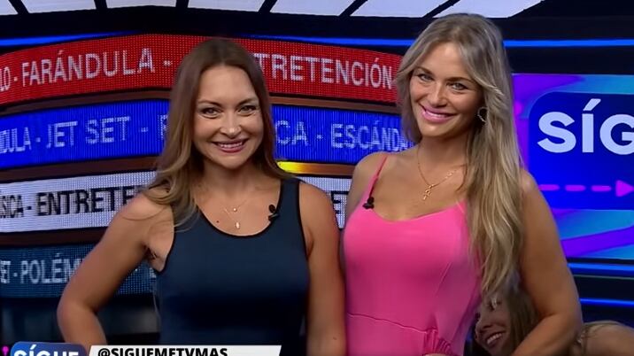 Las exesposas de Marcelo Ríos compartieron ayer en el estudio del programa farandulero de TV+.