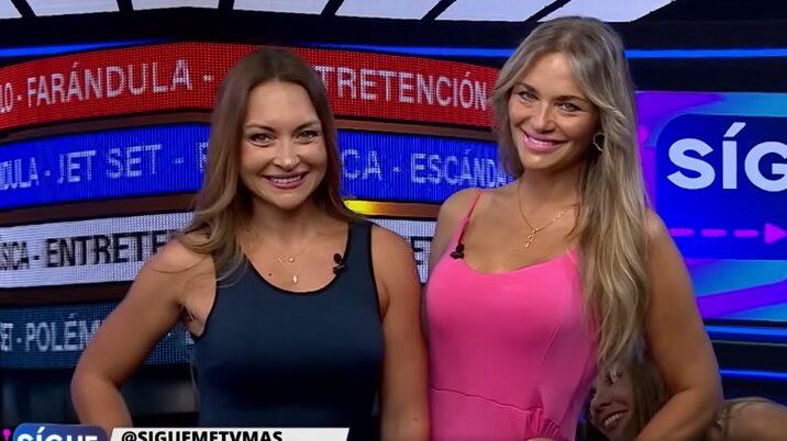 Las exesposas de Marcelo Ríos compartieron ayer en el estudio del programa farandulero de TV+.