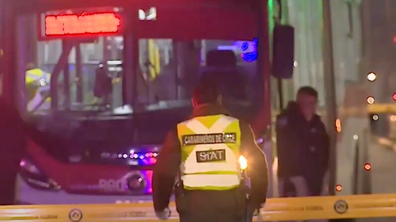 Atropello adulto mayor en La Florida | Captura: Canal 13