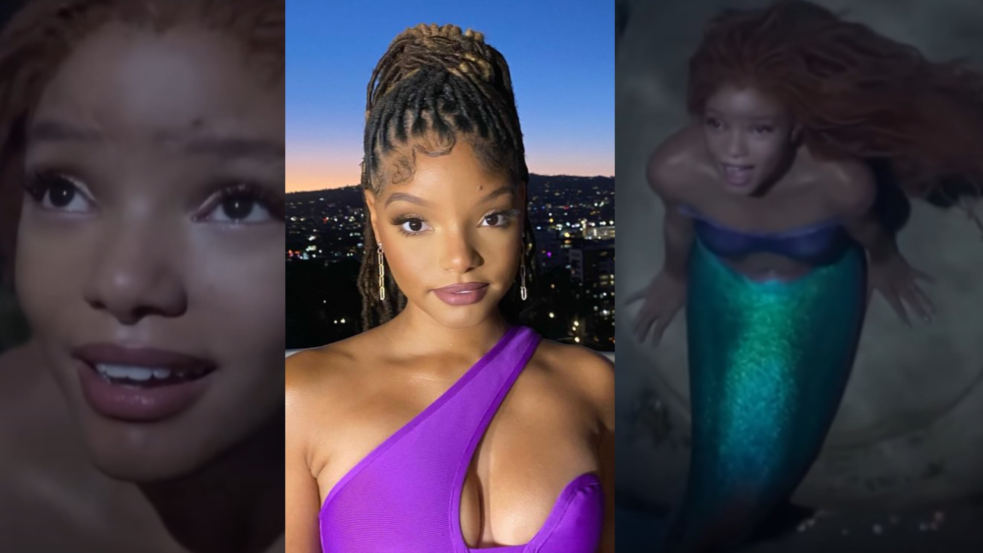 Halle Bailey ha sido atacada por no verse como la versión animada