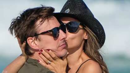 Pampita y Roberto García Moritán