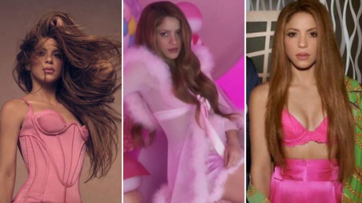 Shakira en cada uno de los momentos difíciles que le ha tocado superar el color rosa siempre está presente