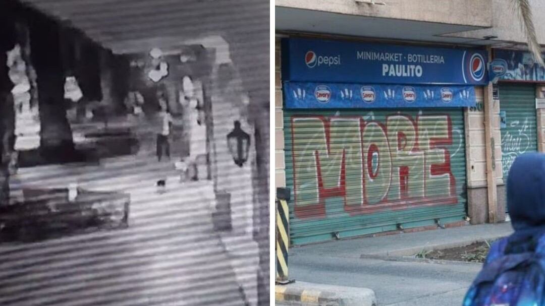 Minimarket asaltado de Santiago Centro