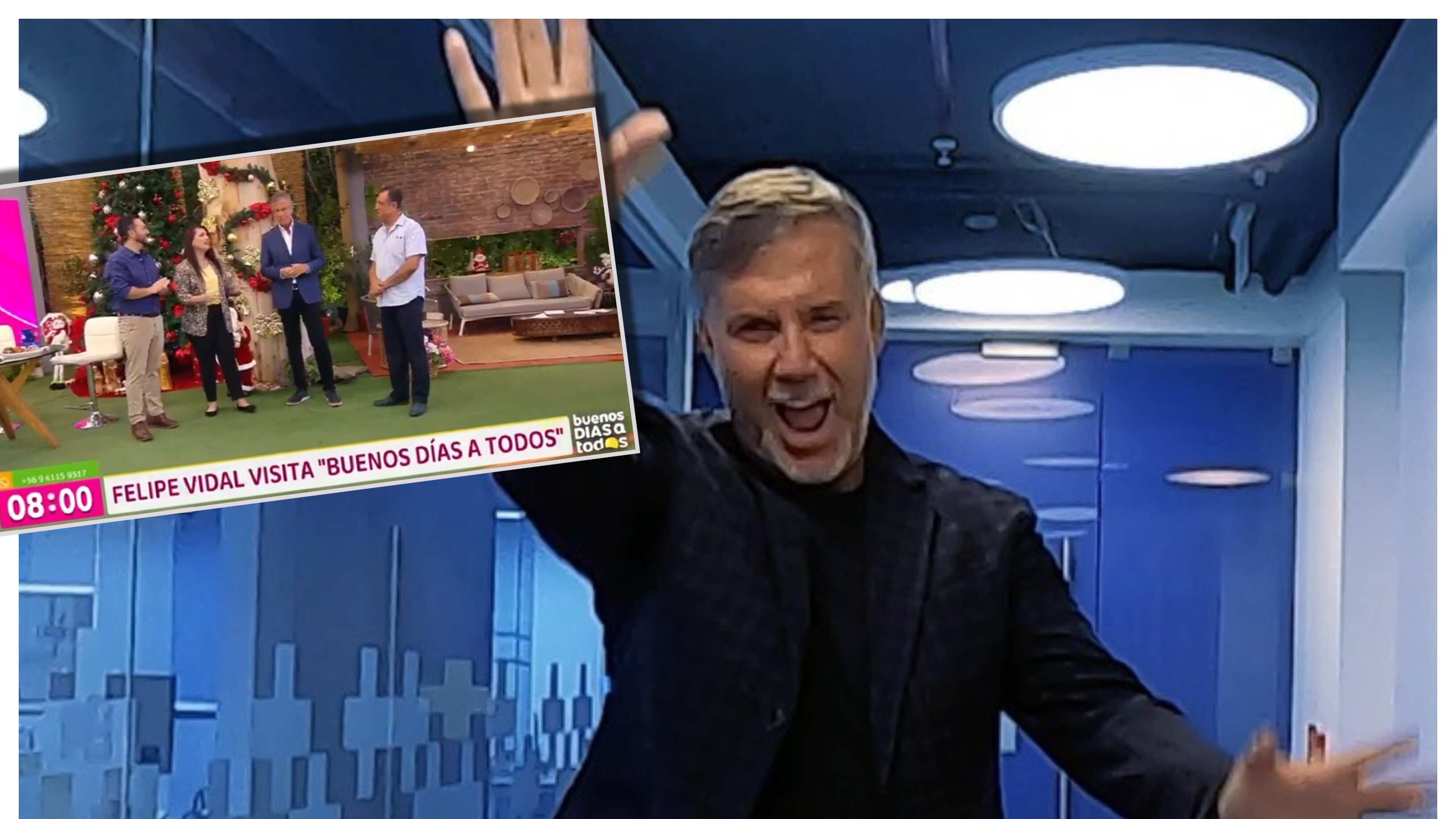 Una sorpresiva visita al matinal de TVN puso el nombre del periodista Felipe Vidal en la órbita del canal público.